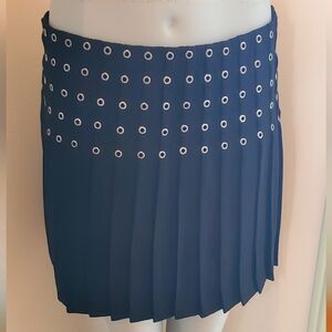 H&M Rivet Pleated Skirt